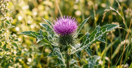 pestrec silymarin rastlina